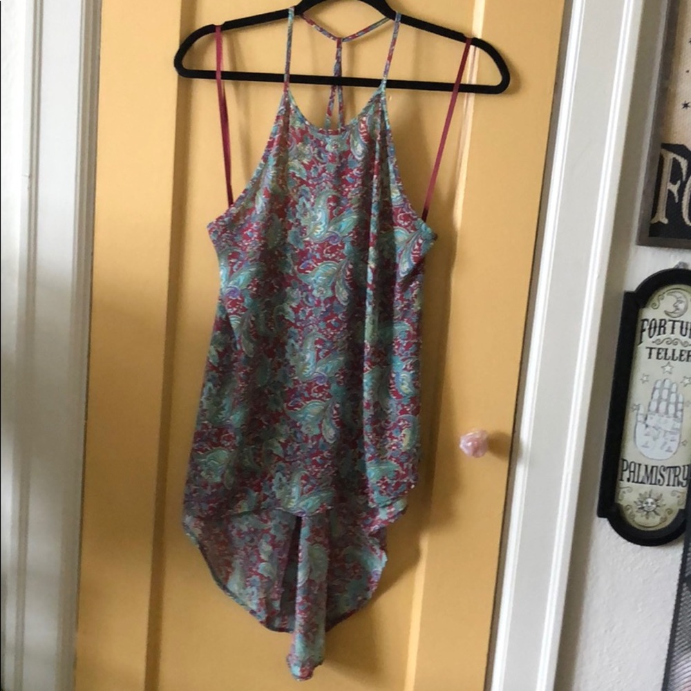 ASTR Sheer Tank Dress